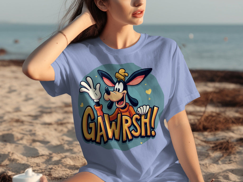 Goofy Gawrsh Cartoon Character Design Graphic T-Shirts