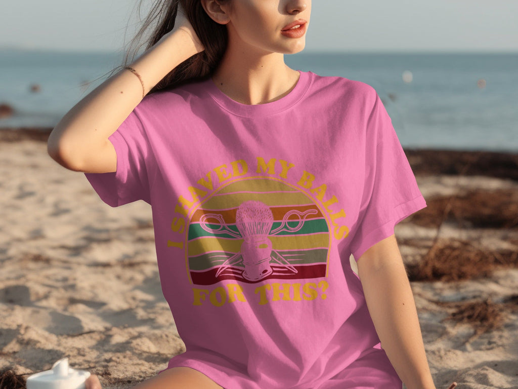 I Shaved My Balls For This Question Funny Barber T-Shirts product image 19