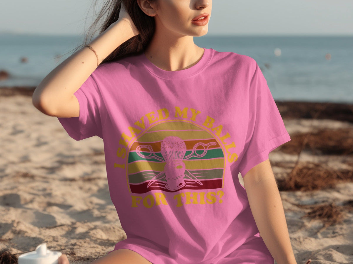 I Shaved My Balls For This Question Funny Barber T-Shirts product image 19
