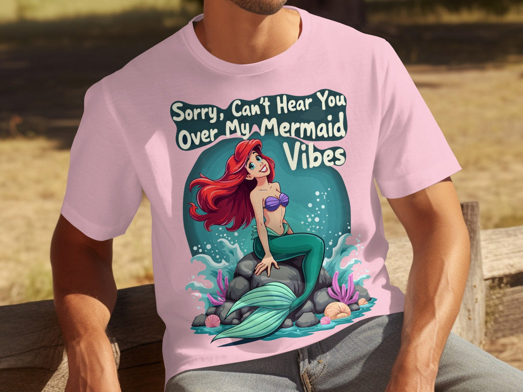 Sorry Can't Hear You Over My Mermaid Vibes Awesome T-Shirts product image 27