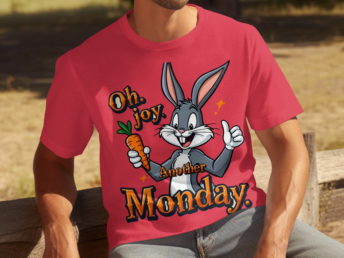 Oh Joy Another Monday Funny Bunny Graphic Design T-Shirts product image 16