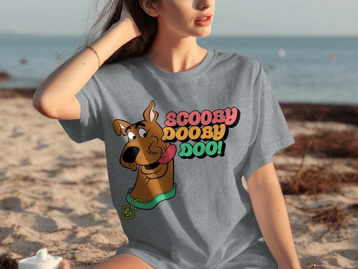 Scooby Doo with Text Classic Cartoons Character T-Shirts product image 1