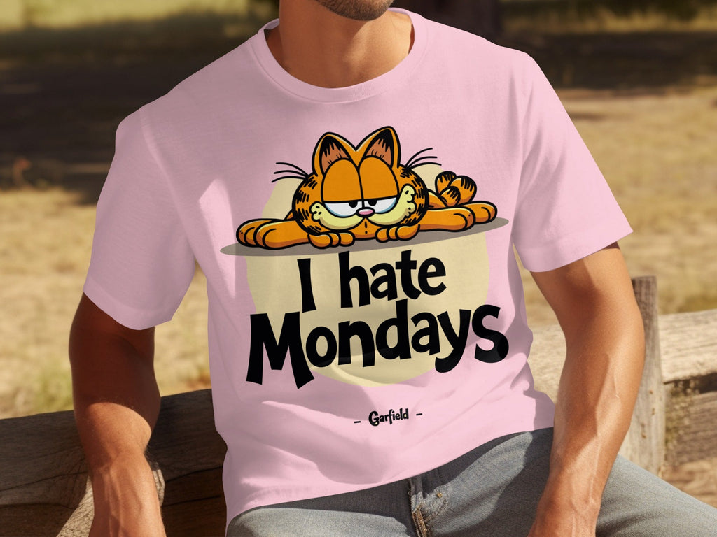 I Hate Mondays Garfield On Top Design Funny T-Shirts product image 27