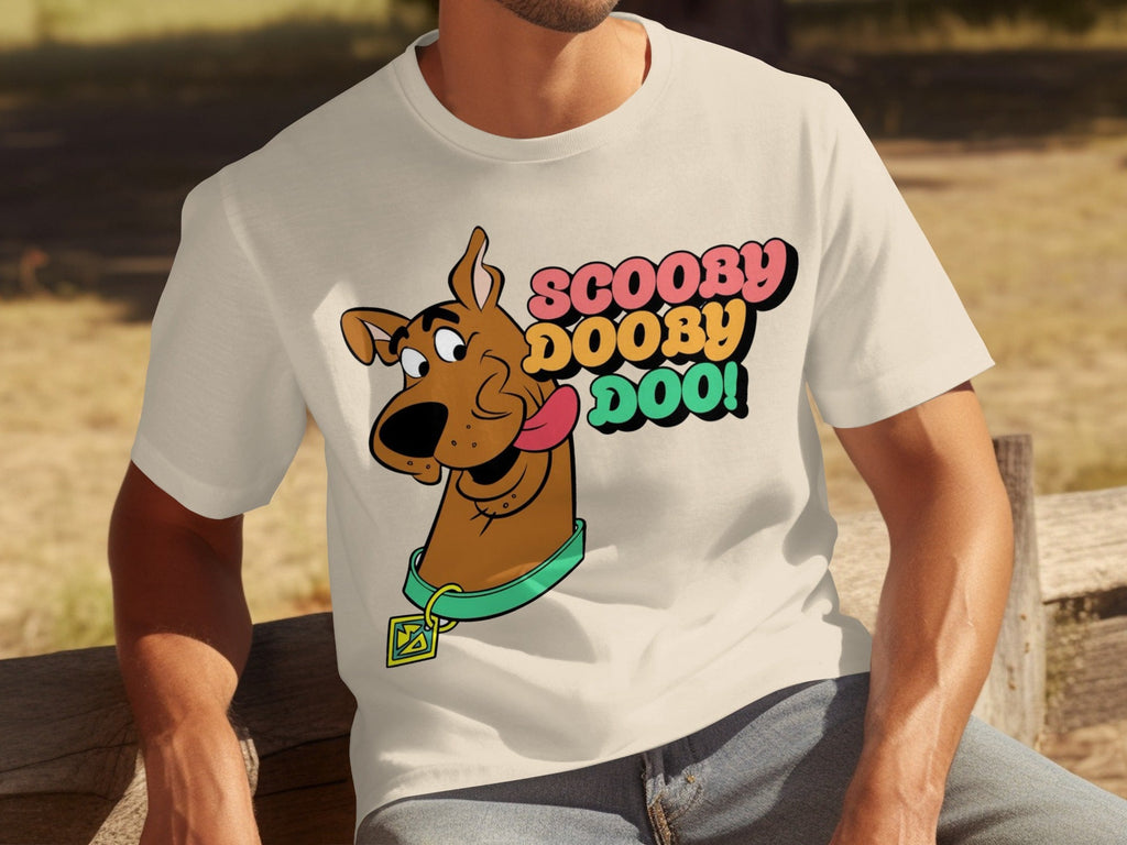 Scooby Doo with Text Classic Cartoons Character T-Shirts product image 22
