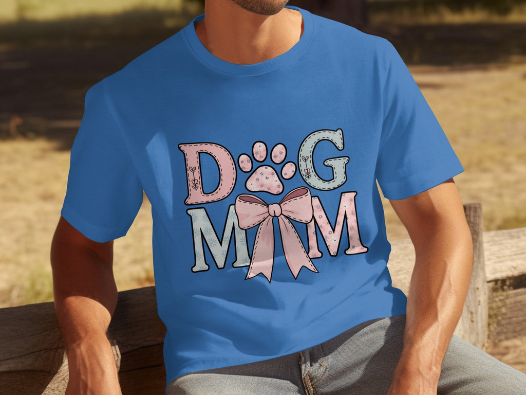 Floral Dog Mom Bow Design Perfect For All Lovers T-Shirts product image 17