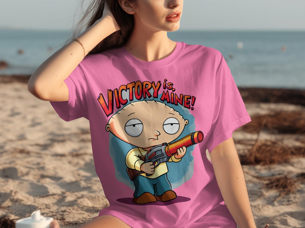 Victory Is Mine Angry Stewie Griffin Family Guy T-Shirts