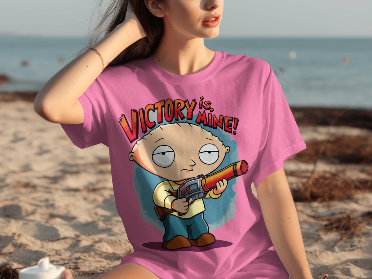 Victory Is Mine Angry Stewie Griffin Family Guy T-Shirts