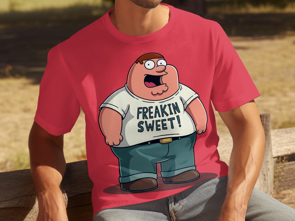 Peter Griffin Freakin Sweet Illustration Design T-Shirts