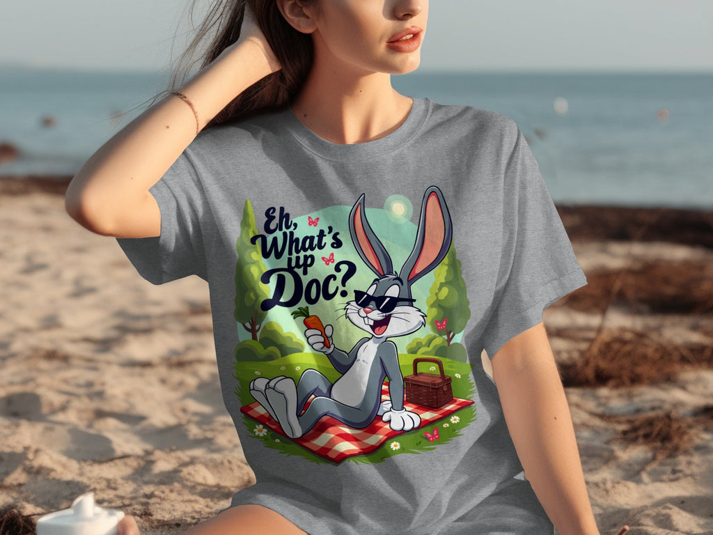 Bugs Bunny Eh What's Up Doc Picnic Illustration T-Shirts product image 1