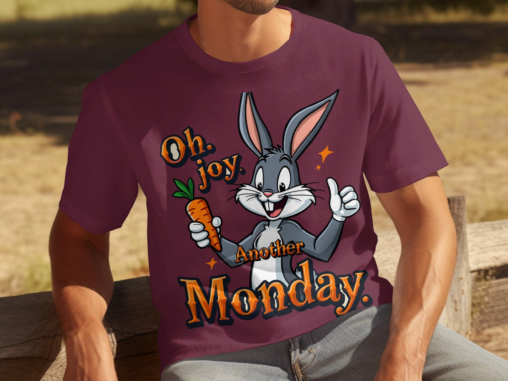 Oh Joy Another Monday Funny Bunny Graphic Design T-Shirts product image 26