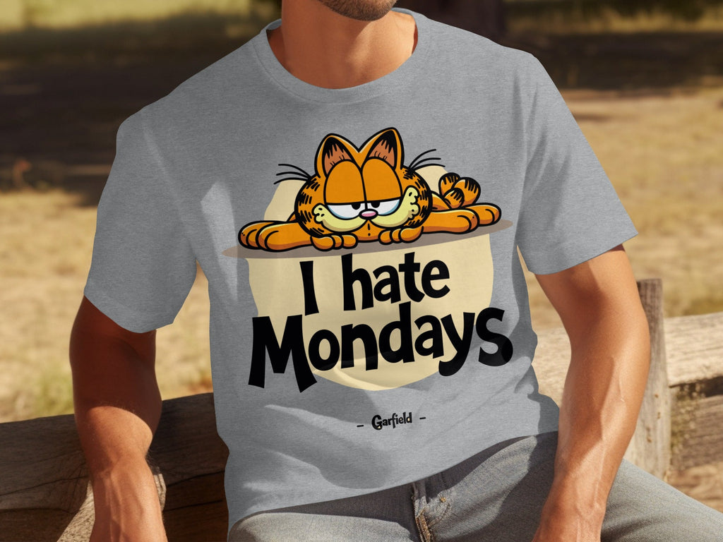 I Hate Mondays Garfield On Top Design Funny T-Shirts product image 30