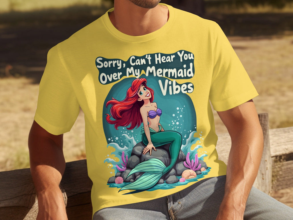 Sorry Can't Hear You Over My Mermaid Vibes Awesome T-Shirts product image 21