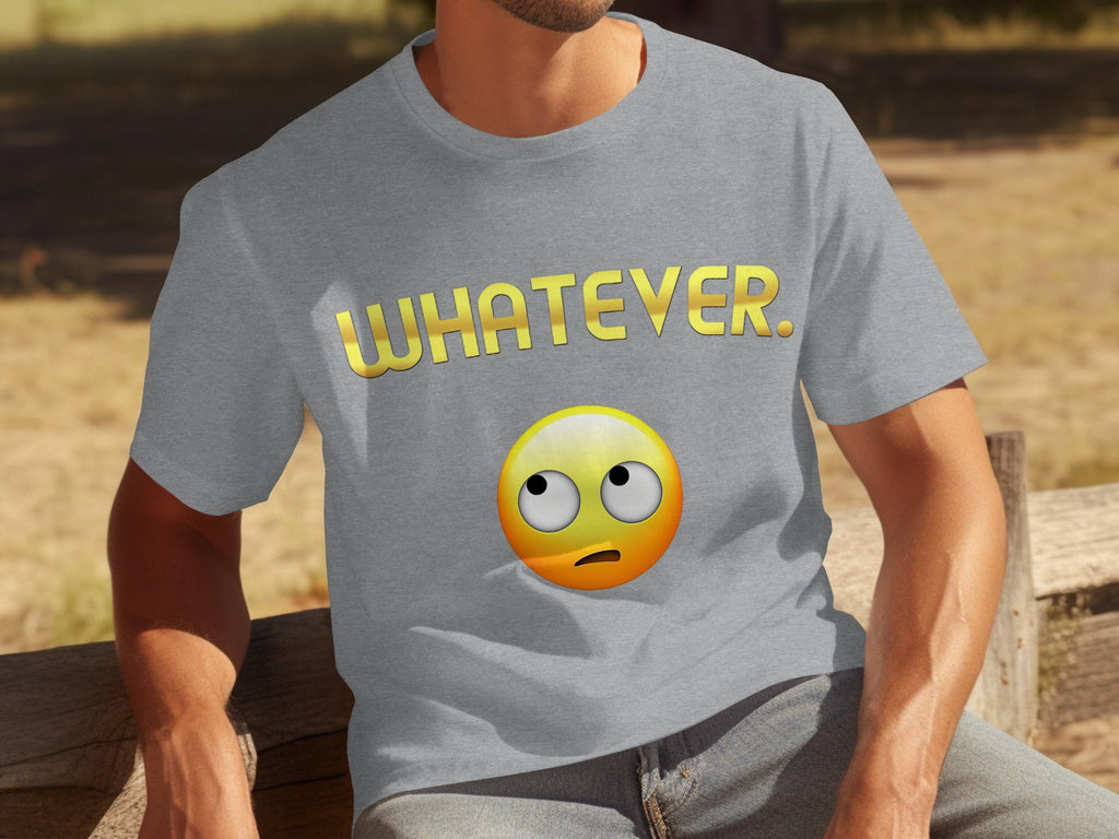 Whatever Emoji Expression Funny Sarcastic Attitude T-Shirts product image 15