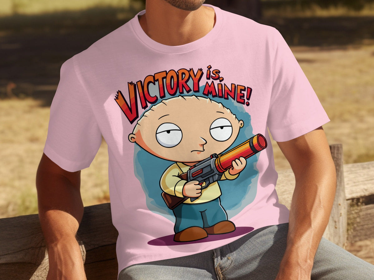 Victory Is Mine Angry Stewie Griffin Family Guy T-Shirts