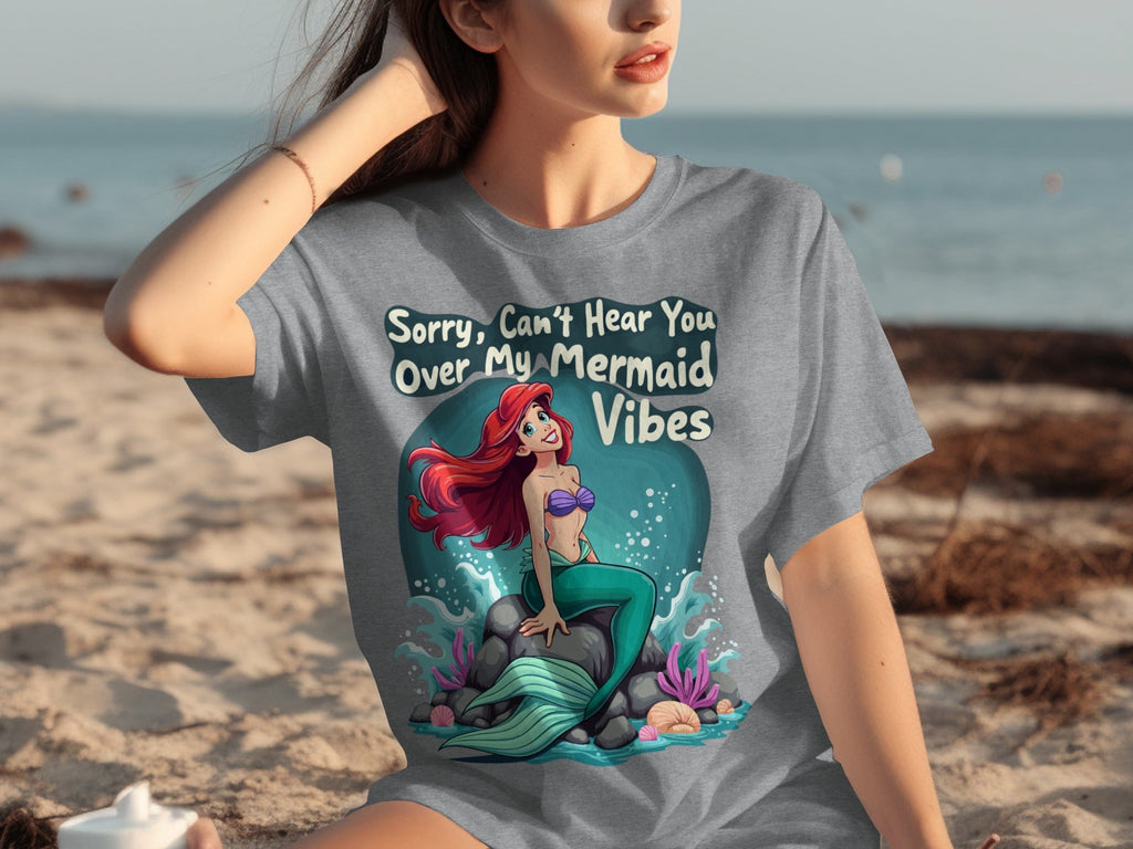 Sorry Can't Hear You Over My Mermaid Vibes Awesome T-Shirts product image 1