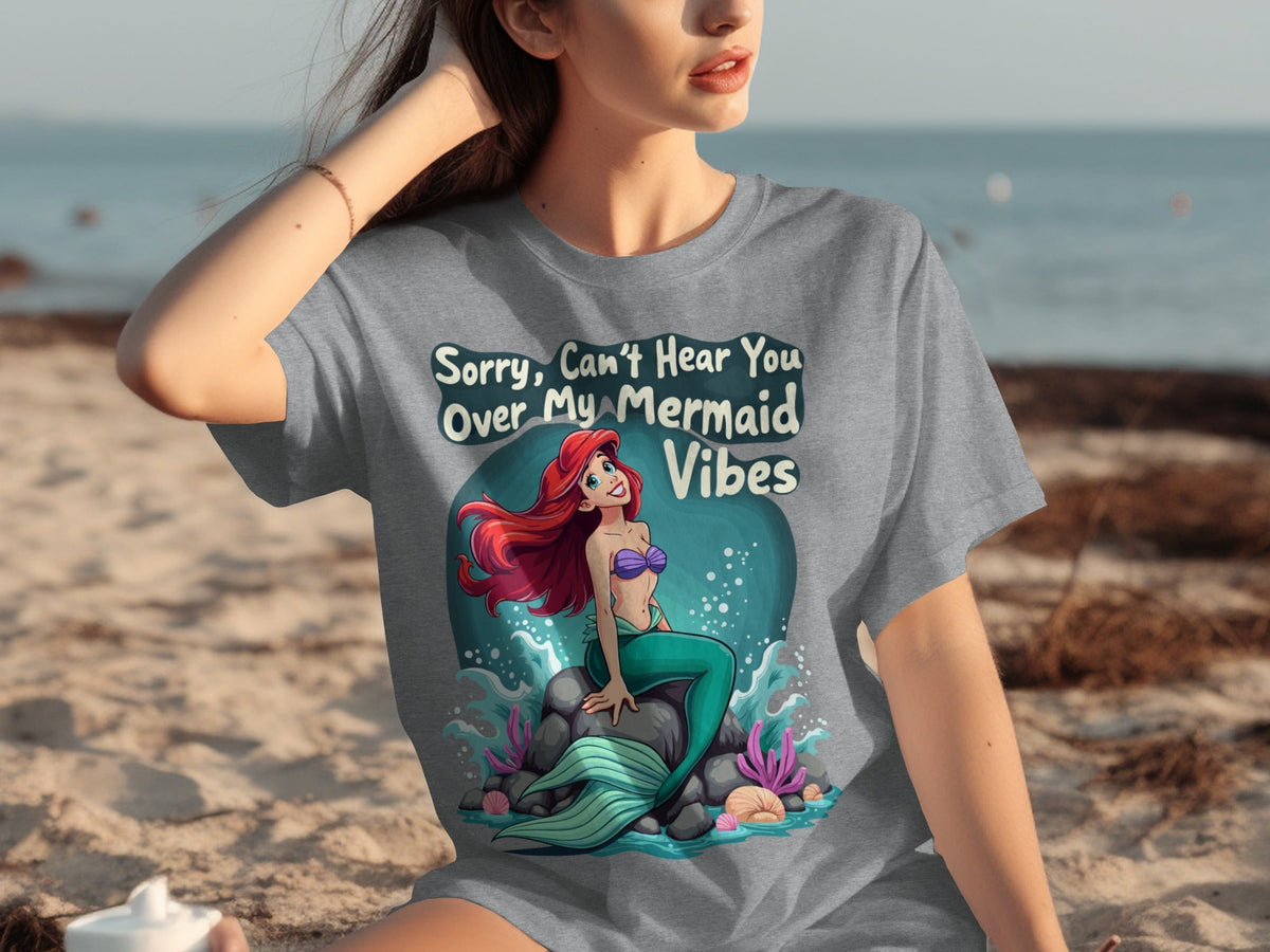 Sorry Can't Hear You Over My Mermaid Vibes Awesome T-Shirts product image 1