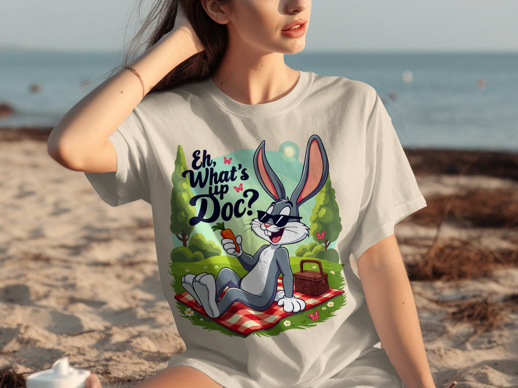 Bugs Bunny Eh What's Up Doc Picnic Illustration T-Shirts product image 7