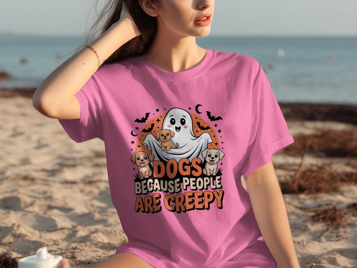 Halloween Dogs Because People Are Creepy Cute Ghost T-Shirts