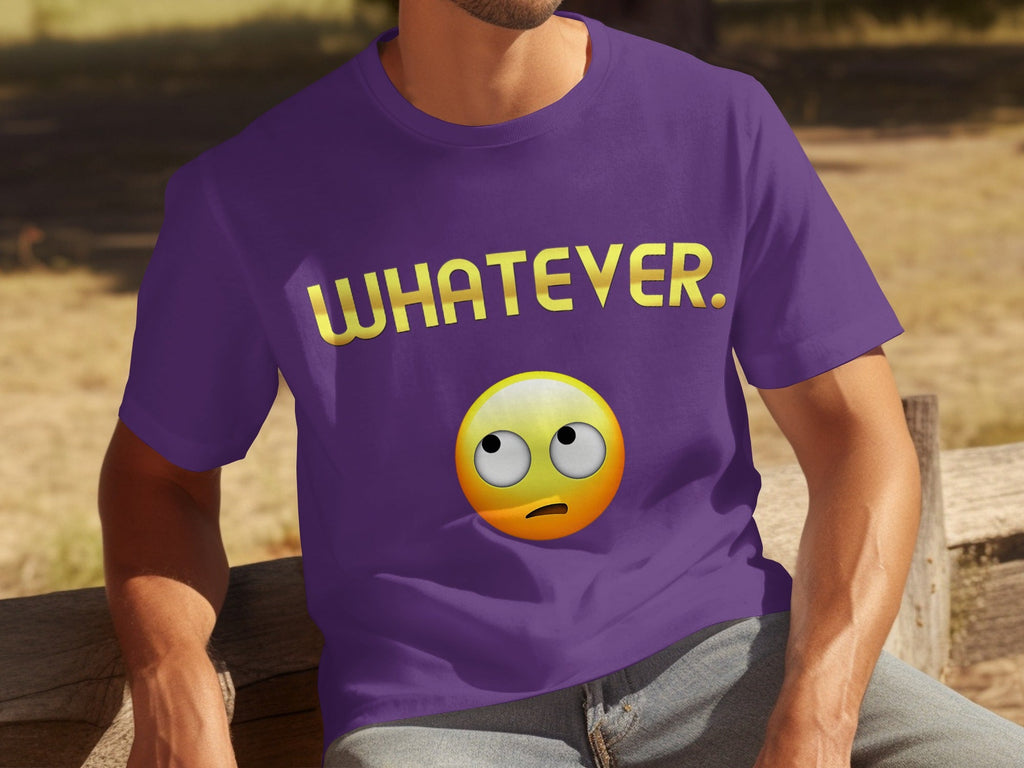 Whatever Emoji Expression Funny Sarcastic Attitude T-Shirts product image 10