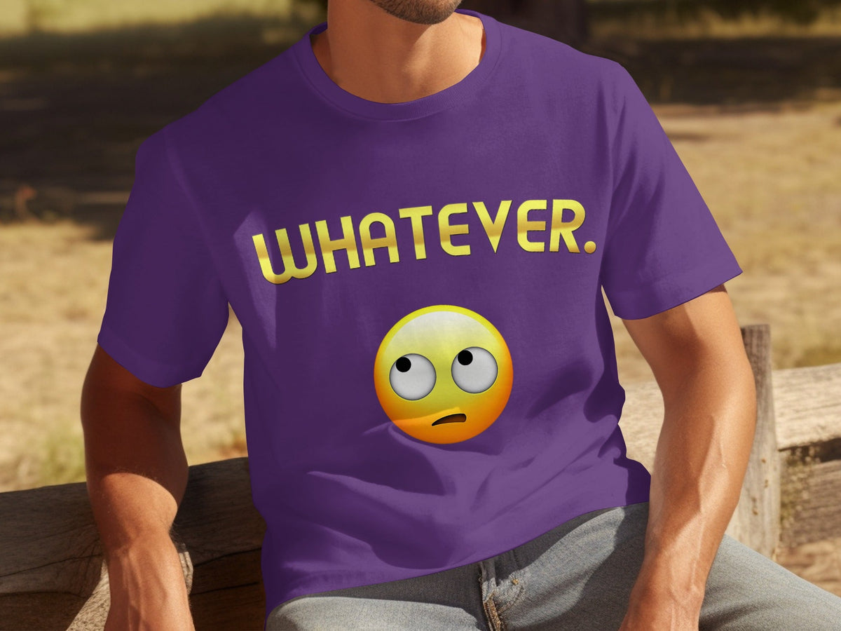 Whatever Emoji Expression Funny Sarcastic Attitude T-Shirts product image 10