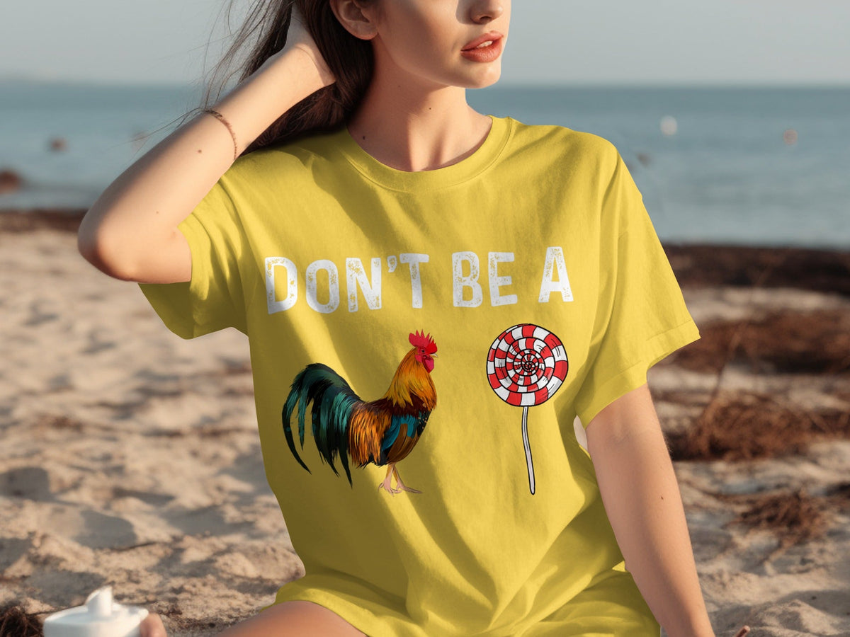Don't Be A Sucker Funny Rooster and Lollipop Graphic product image 22