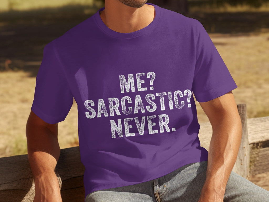 Me Sarcastic Never Funny Sarcasm Quote T-Shirts product image 10