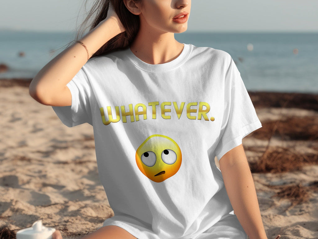 Whatever Emoji Expression Funny Sarcastic Attitude T-Shirts product image 29