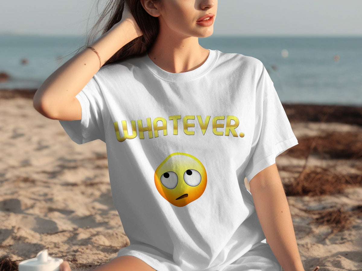 Whatever Emoji Expression Funny Sarcastic Attitude T-Shirts product image 29