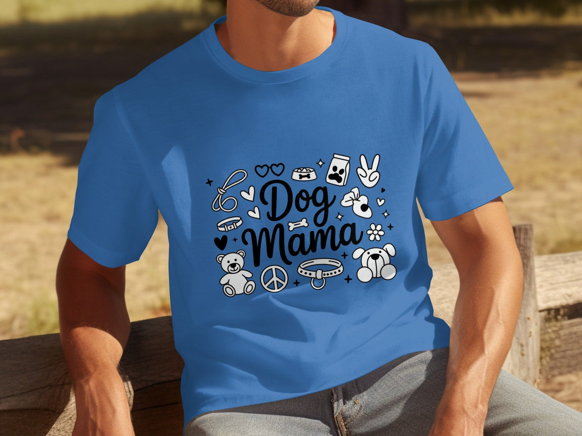 Dog Mama Doodle Graphic For Pet Lovers Cute Design T-Shirts