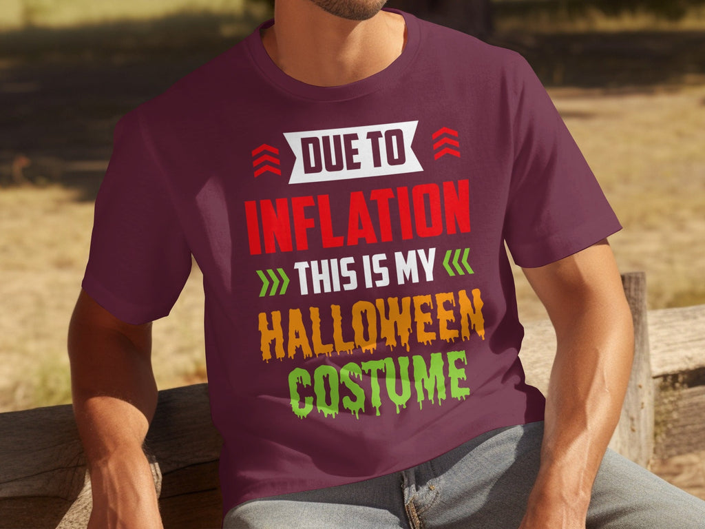 Due To Inflation This Is My Halloween Costume T-Shirts product image 11