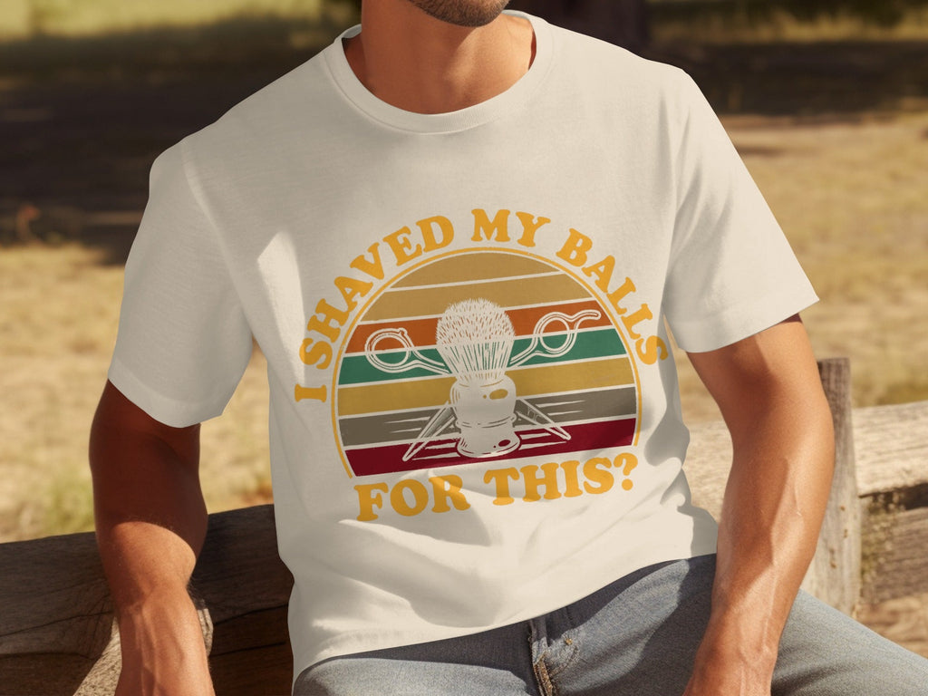 I Shaved My Balls For This Question Funny Barber T-Shirts product image 7