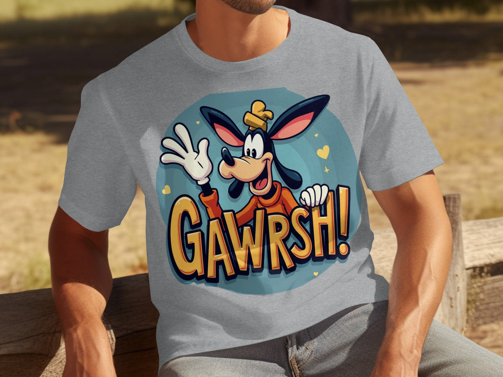 Goofy Gawrsh Cartoon Character Design Graphic T-Shirts