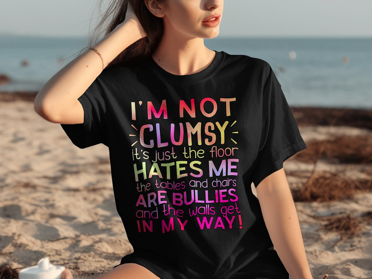 I'm Not Clumsy Humor Graphic Statement Novelty T-Shirts product image 30