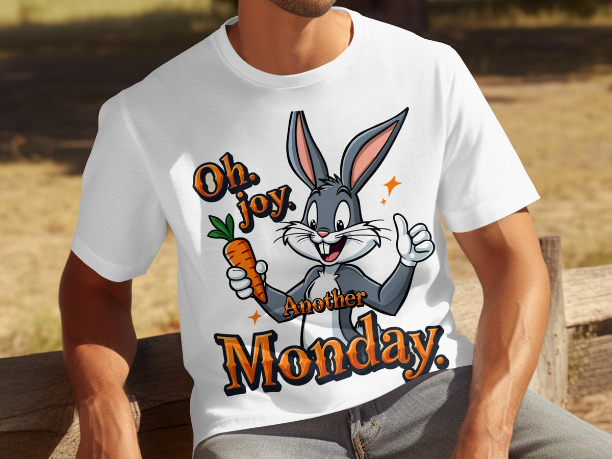 Oh Joy Another Monday Funny Bunny Graphic Design T-Shirts product image 29