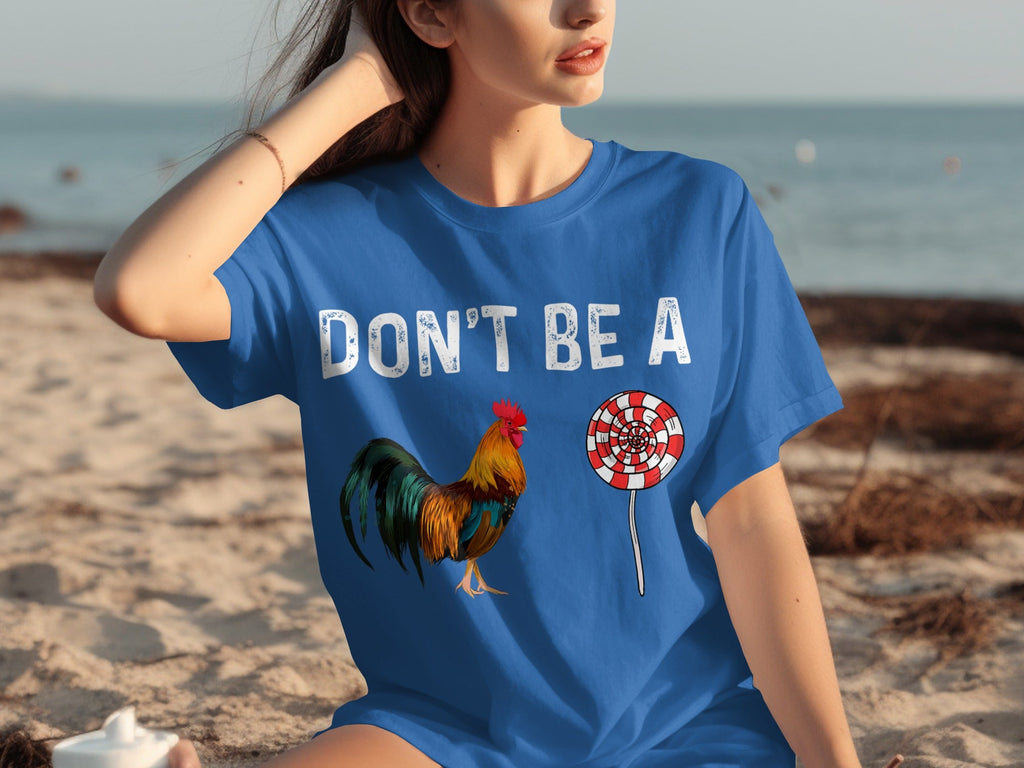 Don't Be A Sucker Funny Rooster and Lollipop Graphic product image 18