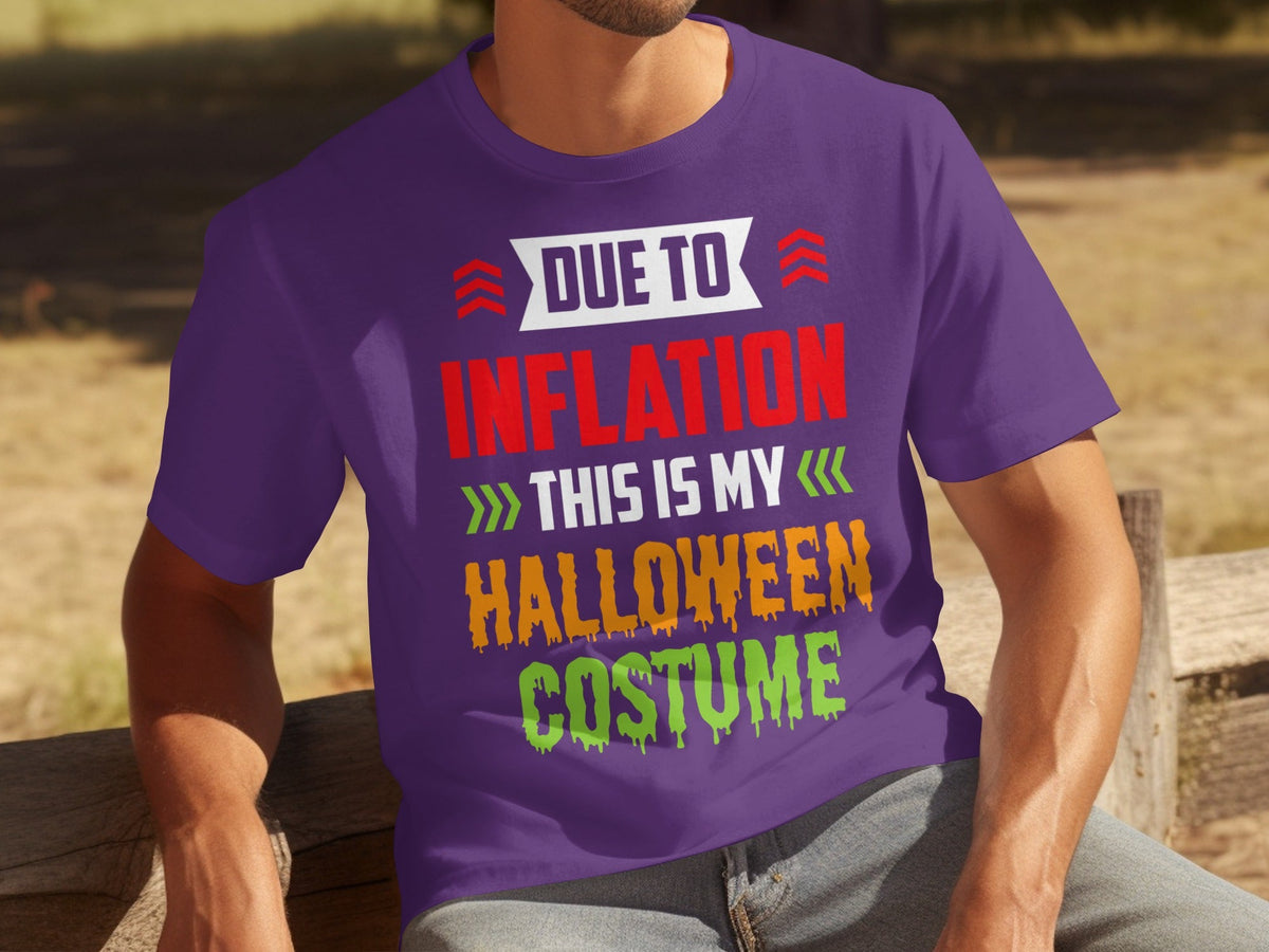 Due To Inflation This Is My Halloween Costume T-Shirts product image 10
