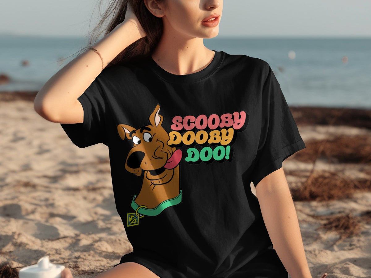 Scooby Doo with Text Classic Cartoons Character T-Shirts product image 15