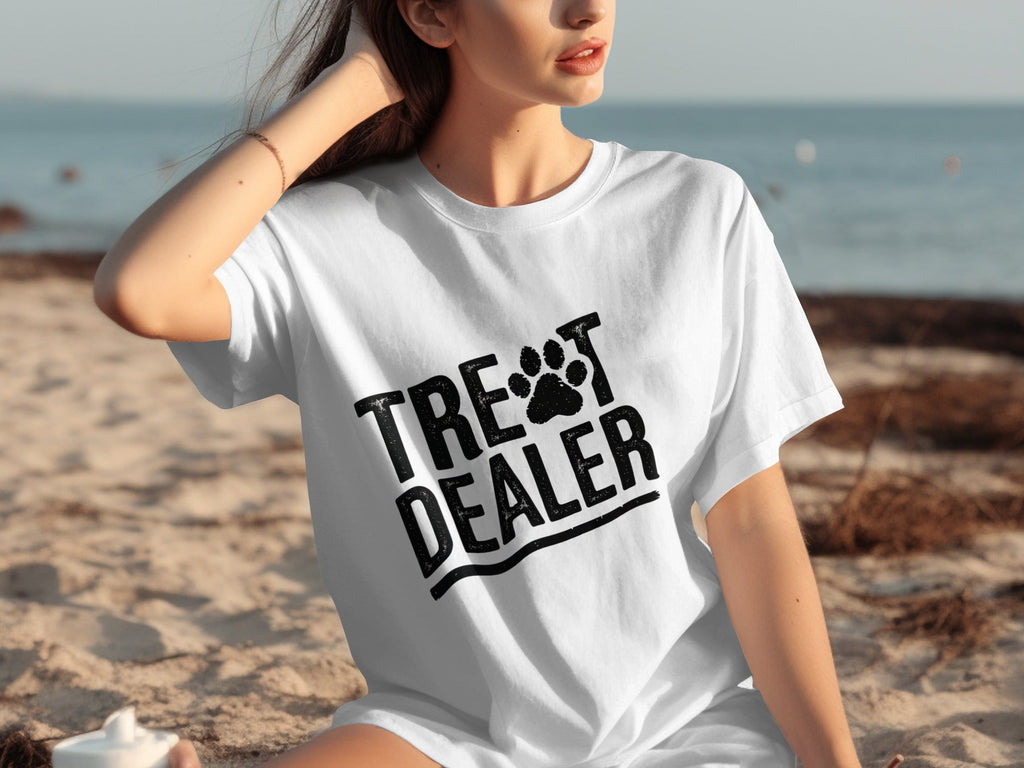 Treat Dealer Dog Paw Funny Pet Lover Gift Idea T-Shirts