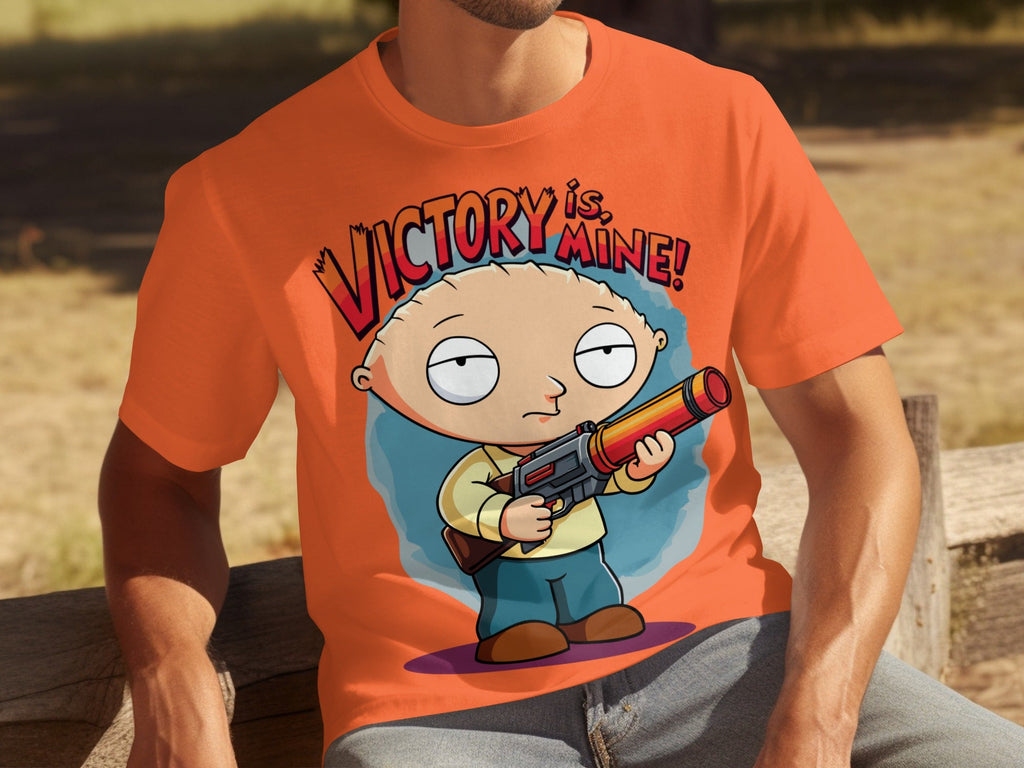 Victory Is Mine Angry Stewie Griffin Family Guy T-Shirts