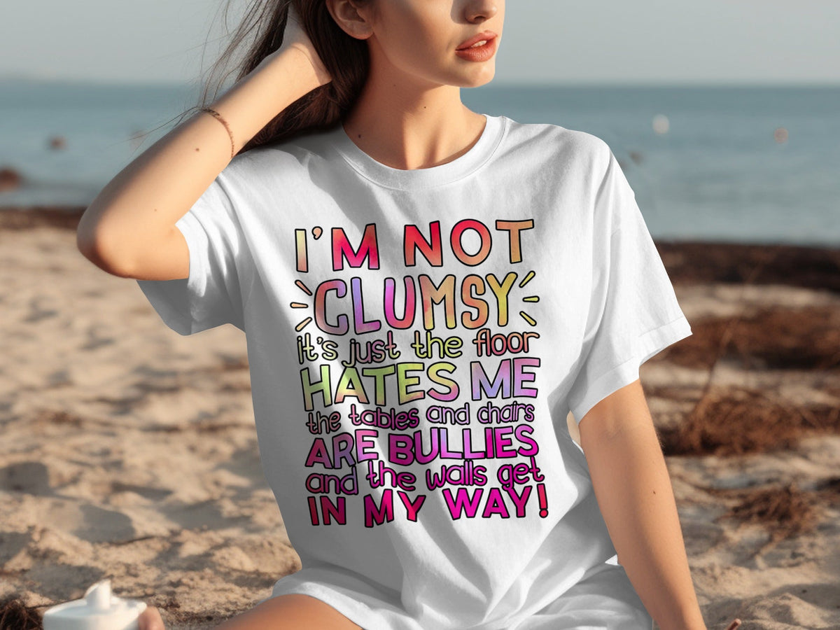 I'm Not Clumsy Humor Graphic Statement Novelty T-Shirts product image 29