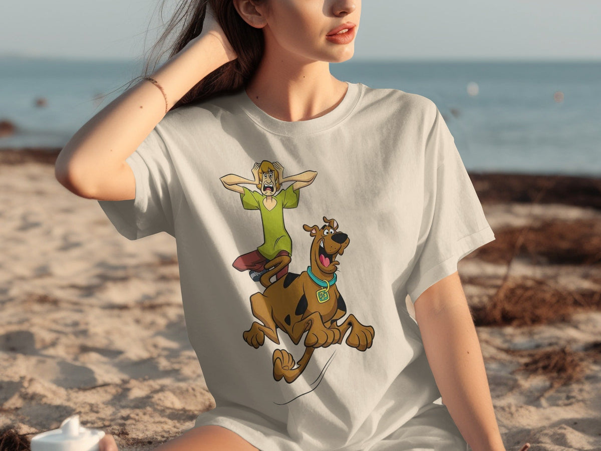Scooby Doo Scared Shaggy On The Run Animated TV Show T-Shirts