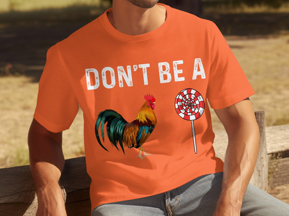 Don't Be A Sucker Funny Rooster and Lollipop Graphic product image 4