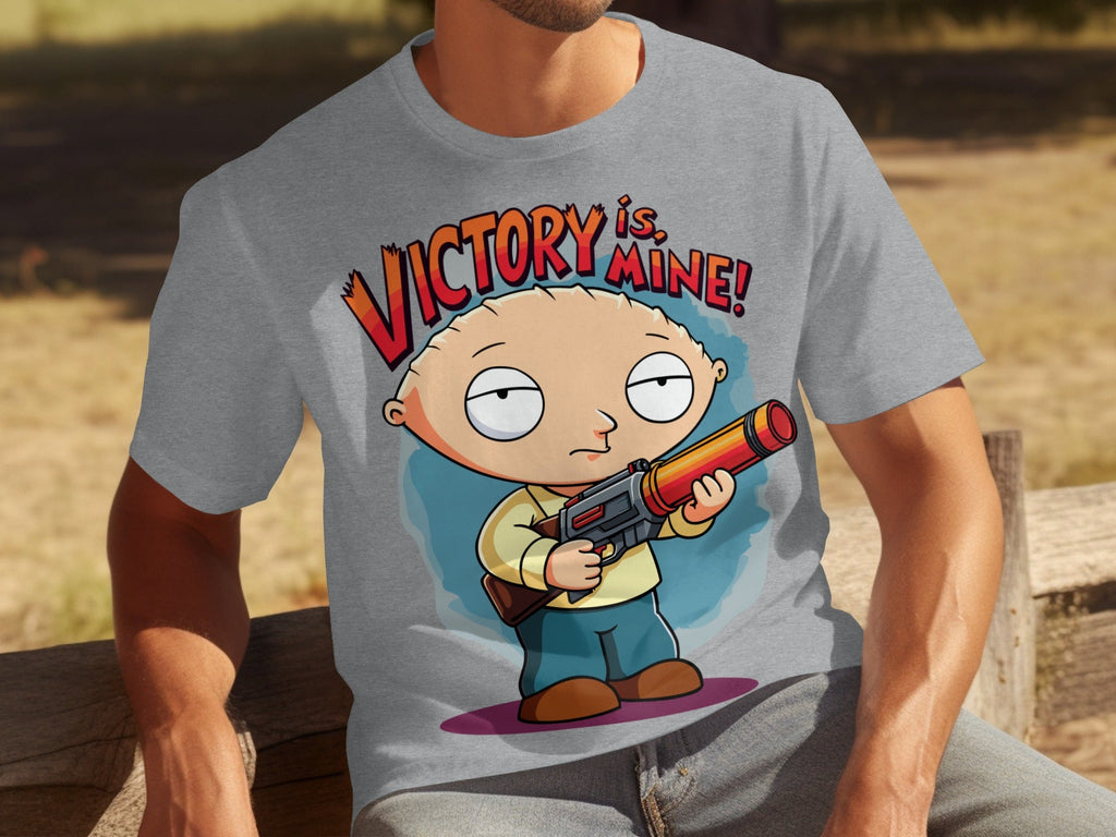 Victory Is Mine Angry Stewie Griffin Family Guy T-Shirts