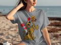 Scooby Doo Craves a Burger with Hearts Around Him T-Shirts