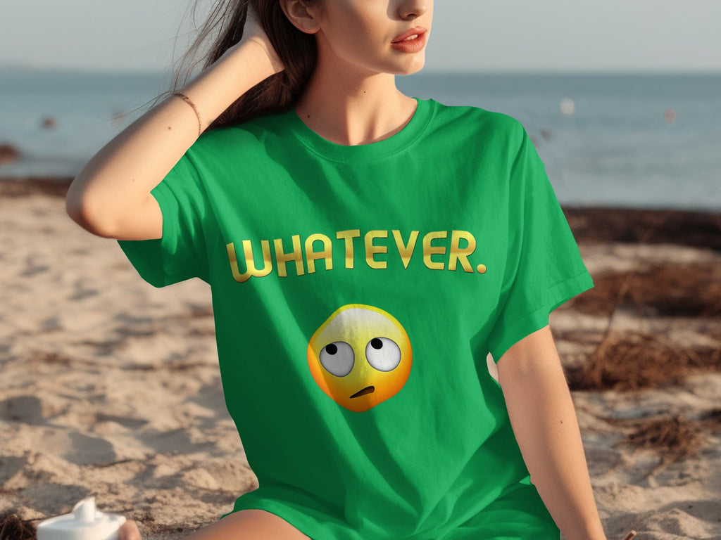 Whatever Emoji Expression Funny Sarcastic Attitude T-Shirts product image 21