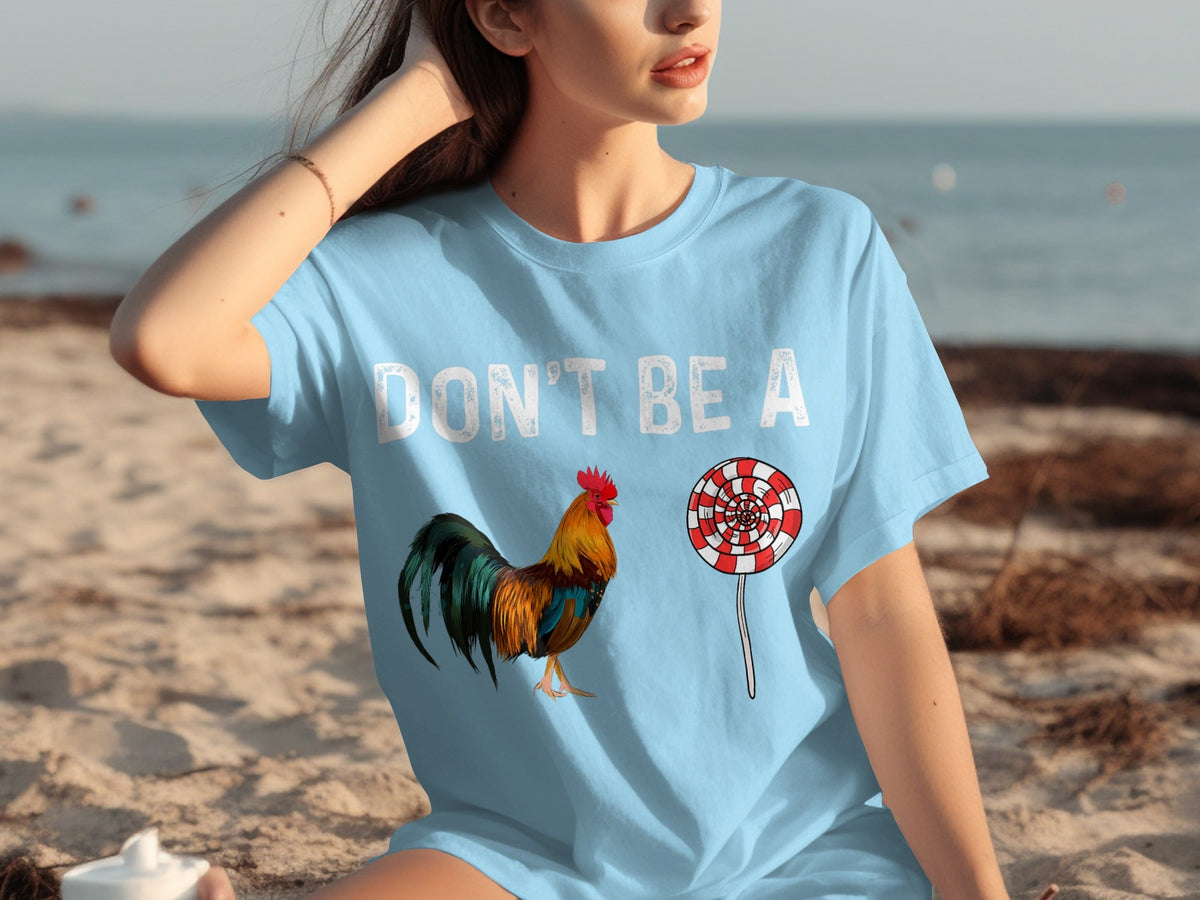 Don't Be A Sucker Funny Rooster and Lollipop Graphic product image 23