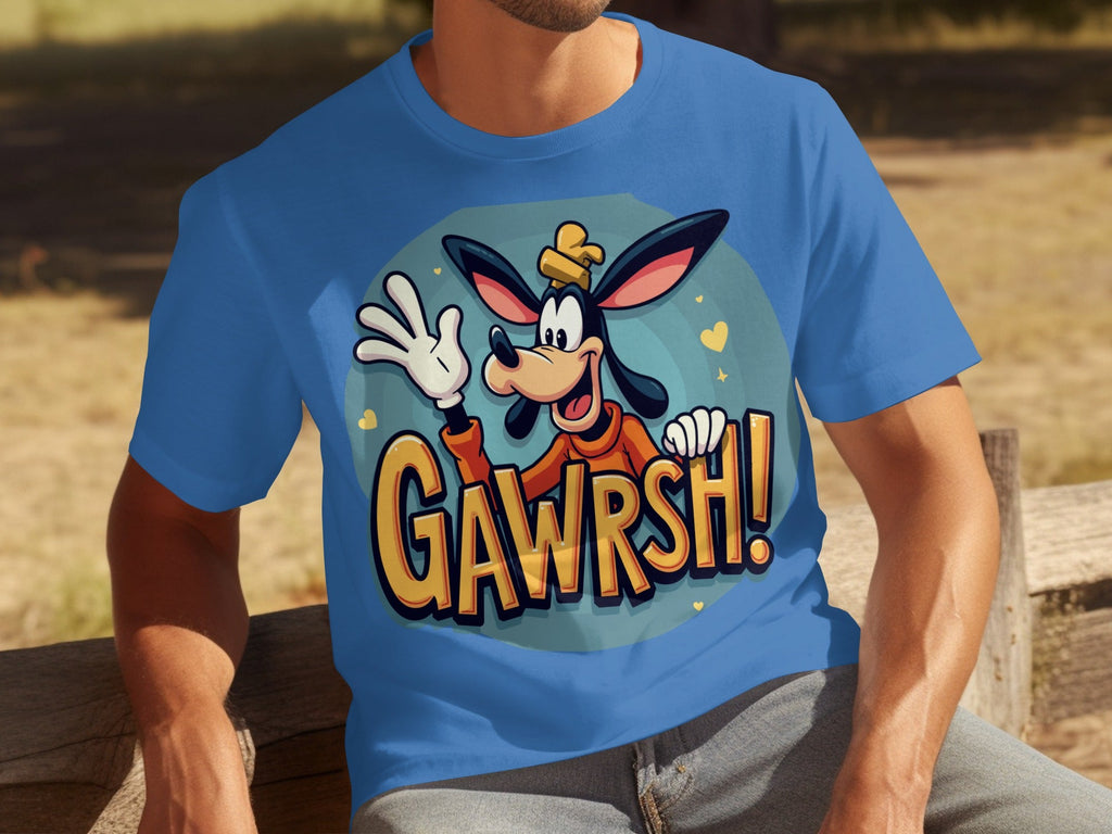 Goofy Gawrsh Cartoon Character Design Graphic T-Shirts