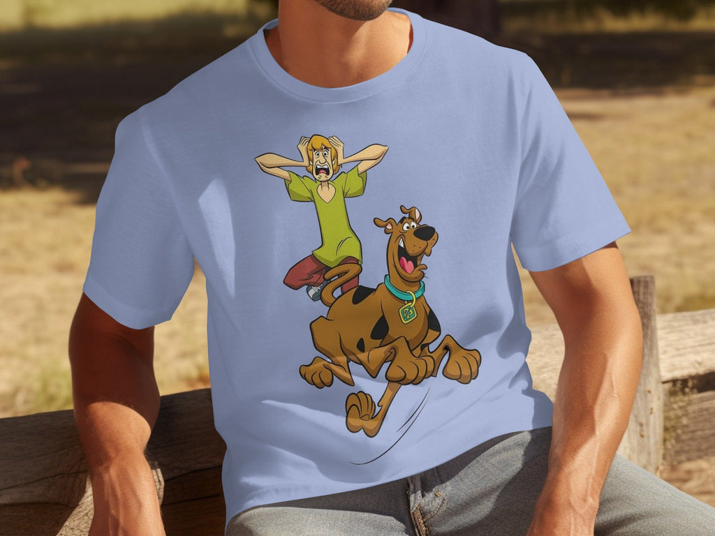 Scooby Doo Scared Shaggy On The Run Animated TV Show T-Shirts