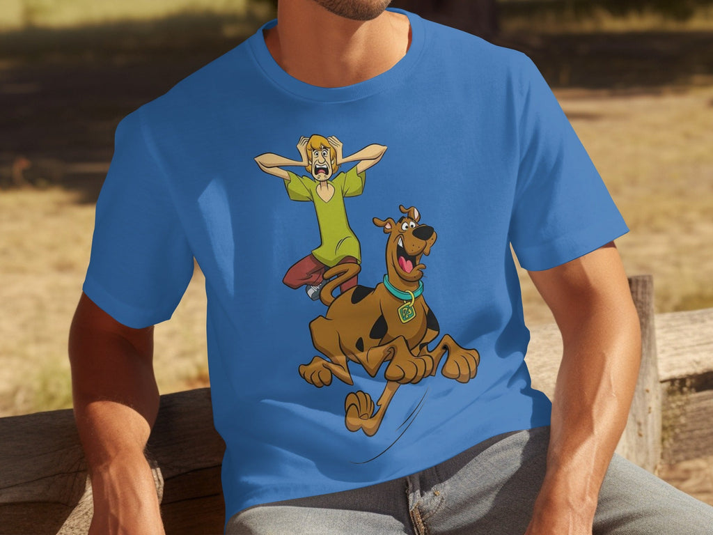 Scooby Doo Scared Shaggy On The Run Animated TV Show T-Shirts