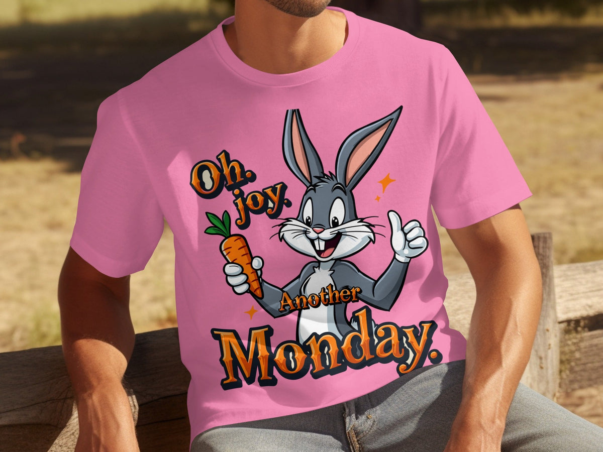 Oh Joy Another Monday Funny Bunny Graphic Design T-Shirts product image 18